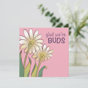 Best Buds Flower Valentine Holiday Card