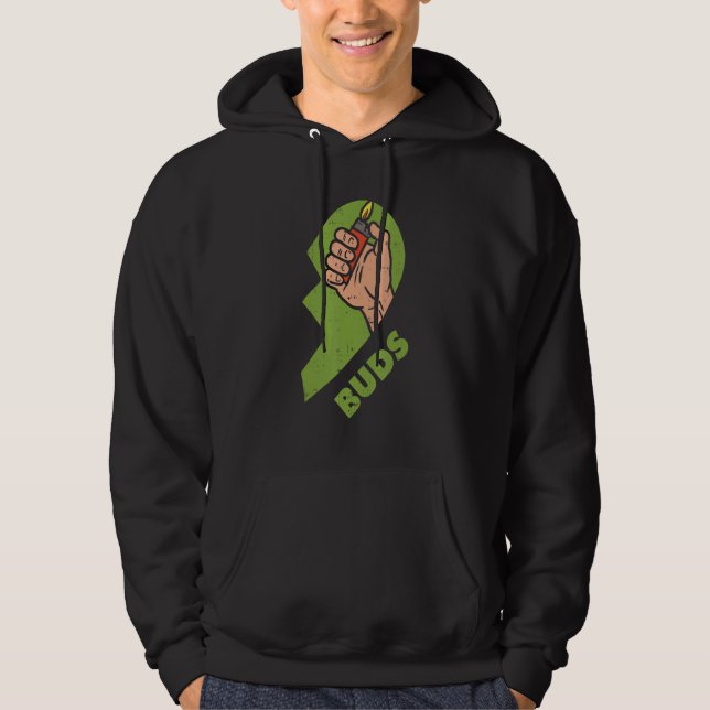 Best Buds Weed Matching Couple  Lighter Stoner Fri Hoodie (Front)