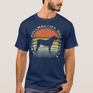 Best Bullmastiff Dad Ever Dog Lover Gifts Pet T-Shirt