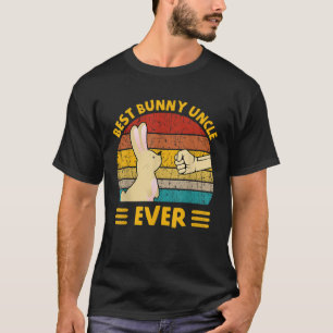 Best Bunny Uncle Ever Cute Rabbit Proud Family Fis T-Shirt