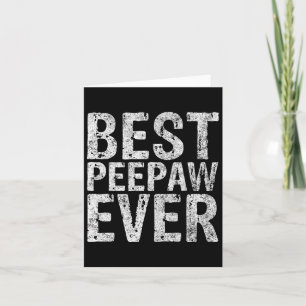 Best Bunnyaw Ever Shirt Funny Christmas Gift Fathe Card