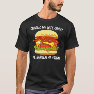 Best Burger Design For Men Dad Hamburger Sandwich T-Shirt