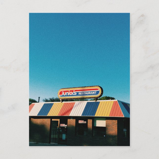 Best Burgers in Town Holiday Postcard (Front)