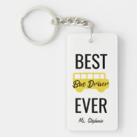 Best Bus Driver Ever Personalised Yellow Black