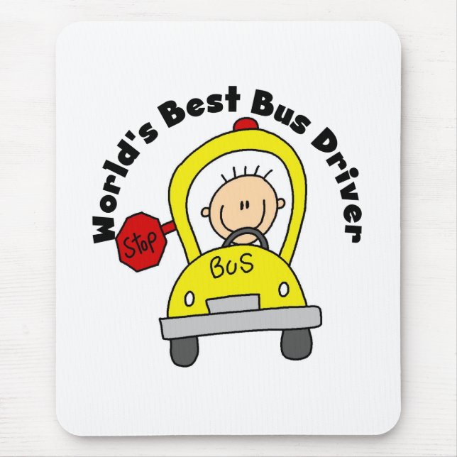 Best Bus Driver Mouse Mat (Front)
