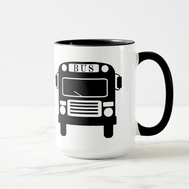 Best Bus Driver Silhouette Mug (Right)