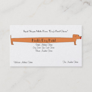 BEST BUSINESS CARDS - DOG RELATED BUSINESSES - DOG