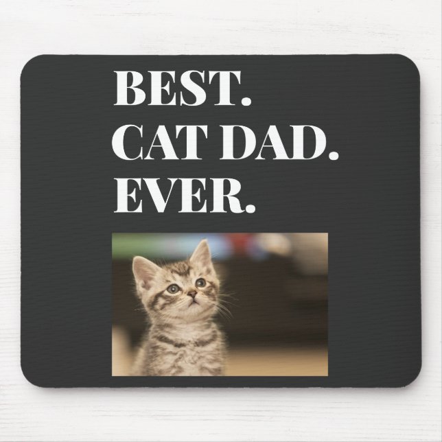 Best Cad Dad Ever Photo Mouse Mat (Front)