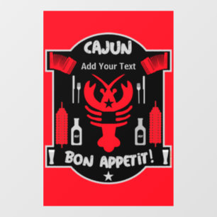 Best Cajun Cooks Apron Window Cling