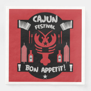 Best Cajun Cooks  Napkin