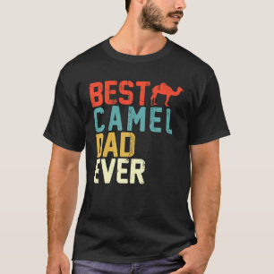 Best Camel Dad Ever Retro Vintage T-Shirt