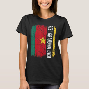 Best Cameroonian Grandma Ever Cameroon Flag Mother T-Shirt