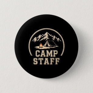 Best Camp Staff Summer Camping Director Outdoor 6 Cm Round Badge