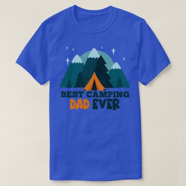Best Camping Dad Ever Triblend T-Shirt (Design Front)