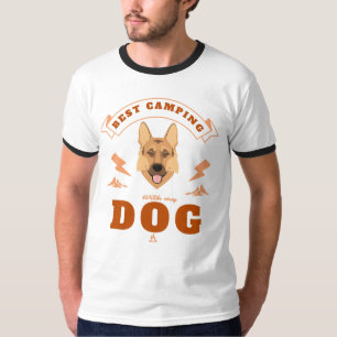 Best Camping with my Dog T-Shirt