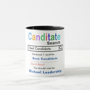 Best Candidate Vote Mug