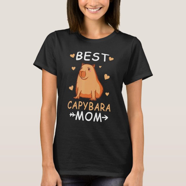 Best Capybara Mum   Capibara Capy T-Shirt (Front)