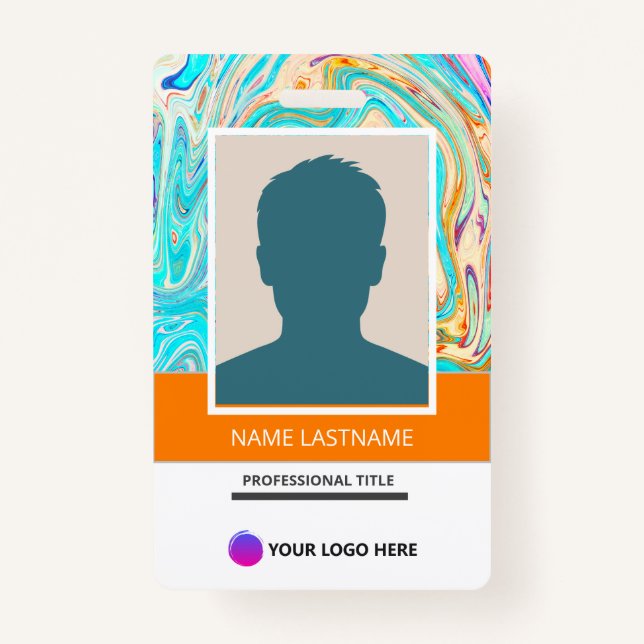 Best Card Presentation ID Card for work ID Badge (Front)