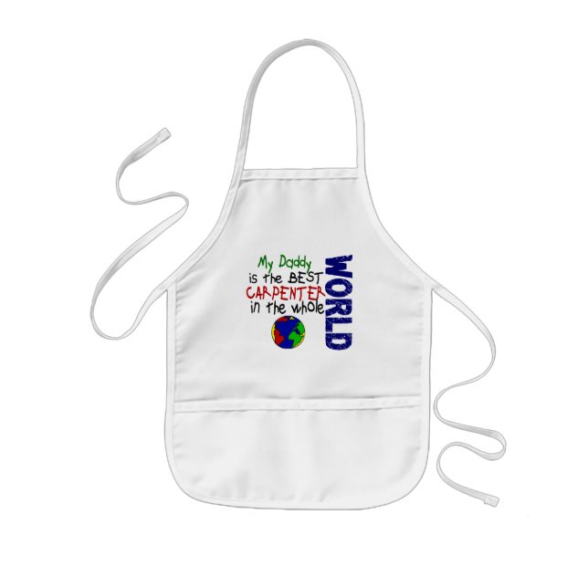 Best Carpenter In World 2 (Daddy) Kids Apron (Front)