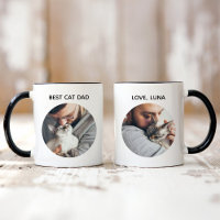 Best Cat Dad 2 Photo Pet Name