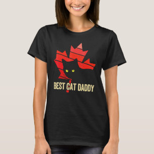 Best Cat Dad Canadian Maple Happy Canada Day Vinta T-Shirt
