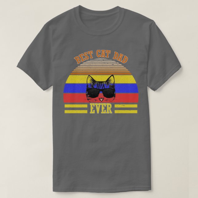 Best Cat Dad Ever36 T-Shirt (Design Front)
