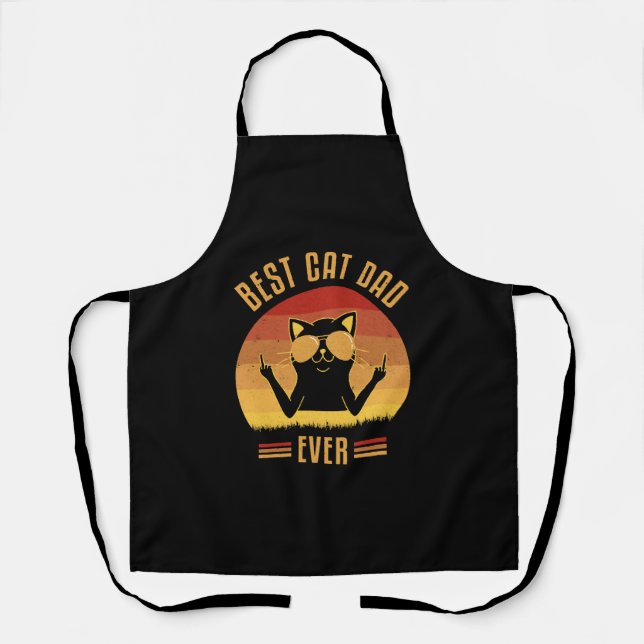Best Cat Dad Ever         Apron (Front)