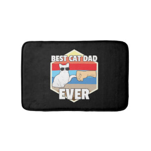 Best Cat Dad Ever Cat Dad Cats Daddy Bath Mat