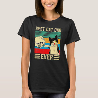 Best Cat Dad Ever   Cat Daddy Father Day  2 T-Shirt