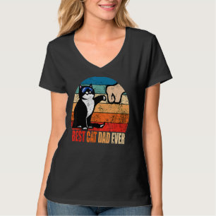 Best Cat Dad Ever     Cat Daddy Father Day   T-Shirt