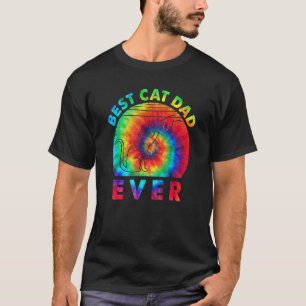 Best Cat Dad Ever Cat Daddy Paw Fist Bump Meow Cat T-Shirt