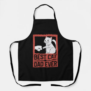 Best Cat Dad Ever Cat Daddy Purr Lover Father's Apron