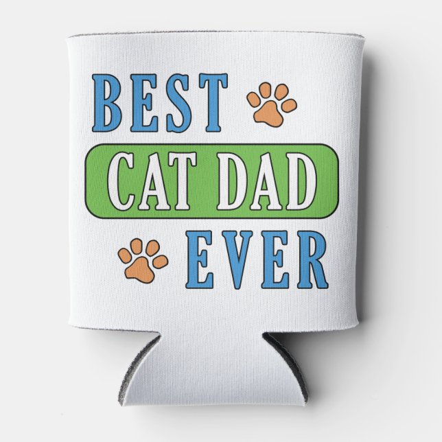 Best Cat Dad Ever Cooler (Front)