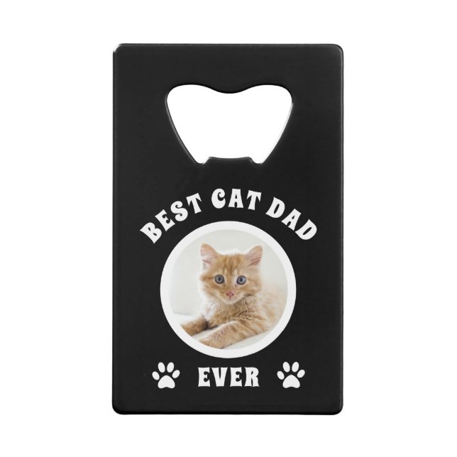 Best Cat Dad Ever Custom Photo Personalised (Front)