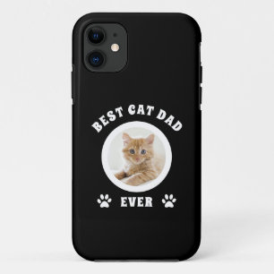 Best Cat Dad Ever Custom Photo Personalised iPhone 11 Case