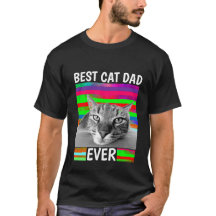 BEST CAT DAD EVER DARK MENS T-Shirt
