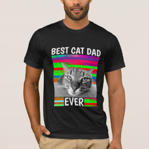 BEST CAT DAD EVER DARK T-Shirt