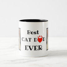 Best Cat Dad Ever Father's Day Personalised Photo