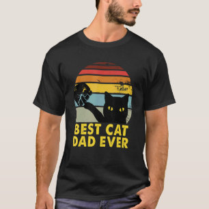 Best Cat Dad Ever Fist Bump For Fur Daddies Father T-Shirt