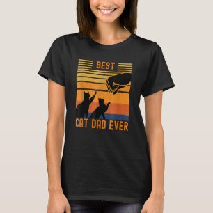 Best Cat Dad Ever Fist Bump For Fur Daddies Father T-Shirt