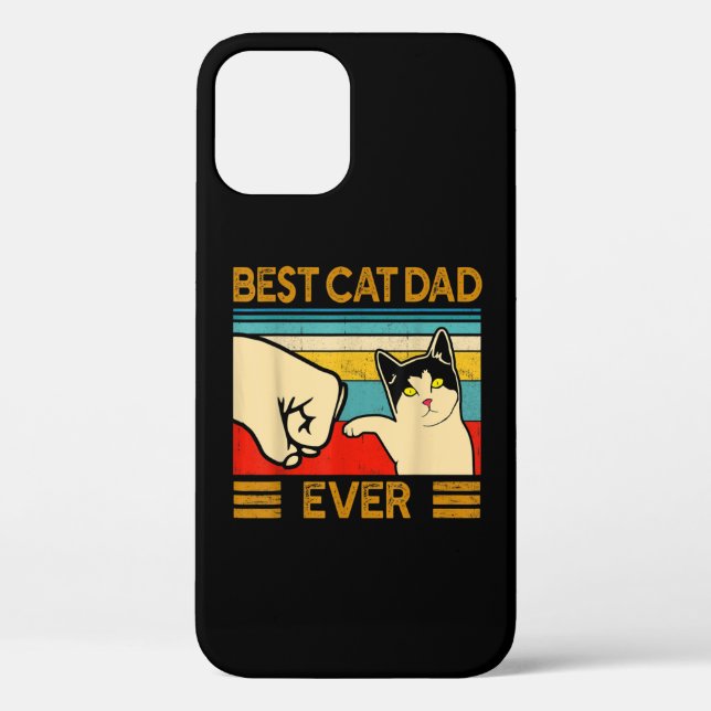 Best Cat Dad Ever Funny Cat Daddy Case-Mate iPhone Case (Back)