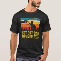 Best Cat Dad Ever  Funny Cat Daddy Father Day