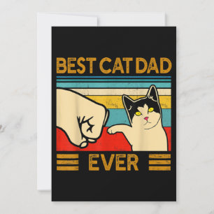 Best Cat Dad Ever Funny Cat Daddy Invitation