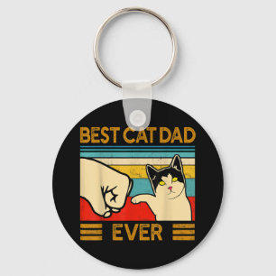 Best Cat Dad Ever Funny Cat Daddy Key Ring