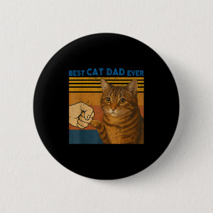 Best Cat Dad Ever Funny Gifts Men Cat Lovers Fathe 6 Cm Round Badge