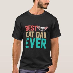 Best Cat Dad Ever Funny Oriental Shorthair Love r T-Shirt
