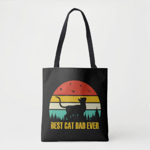 Best Cat Dad ever Geschenk Tote Bag