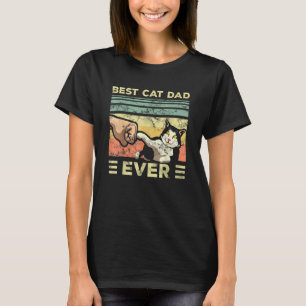 Best Cat Dad Ever Kitten Enthusiast Feline  Father T-Shirt