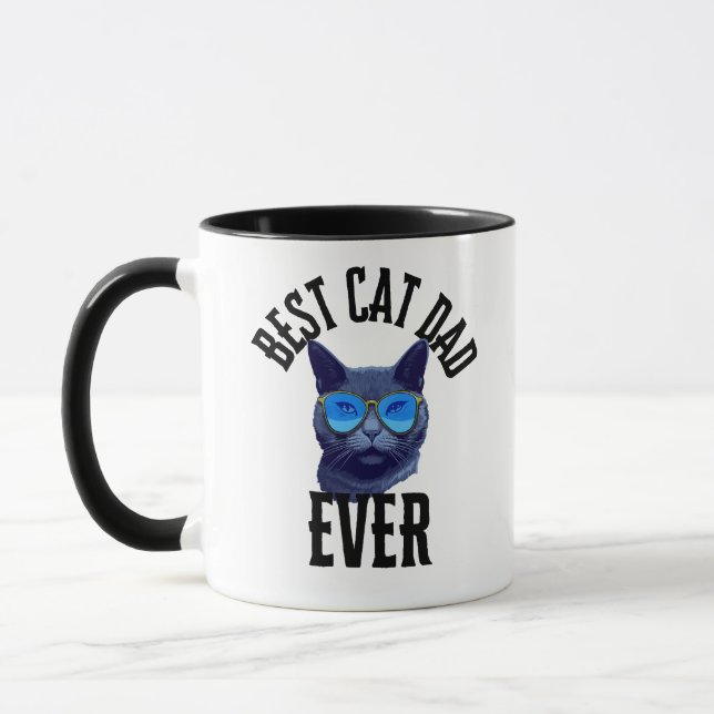 Best Cat Dad Ever Mug (Left)