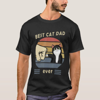 Best Cat Dad Ever My Cat Love Cat T-Shirt